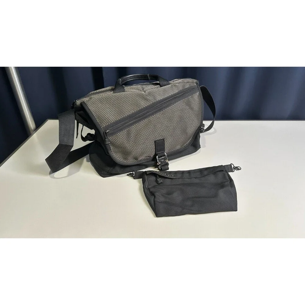 WaterField Designs Cargo Laptop Messenger Bag Indium Cobra Buckle USA + Pouch
